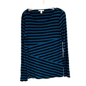 Dana Buchman striped shirt - large